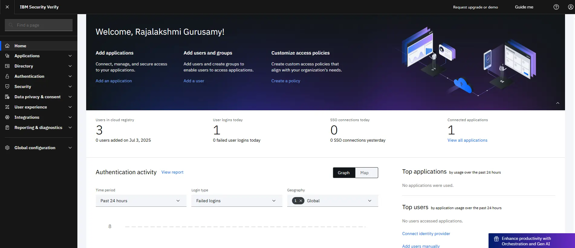 ibm security verify user interface review