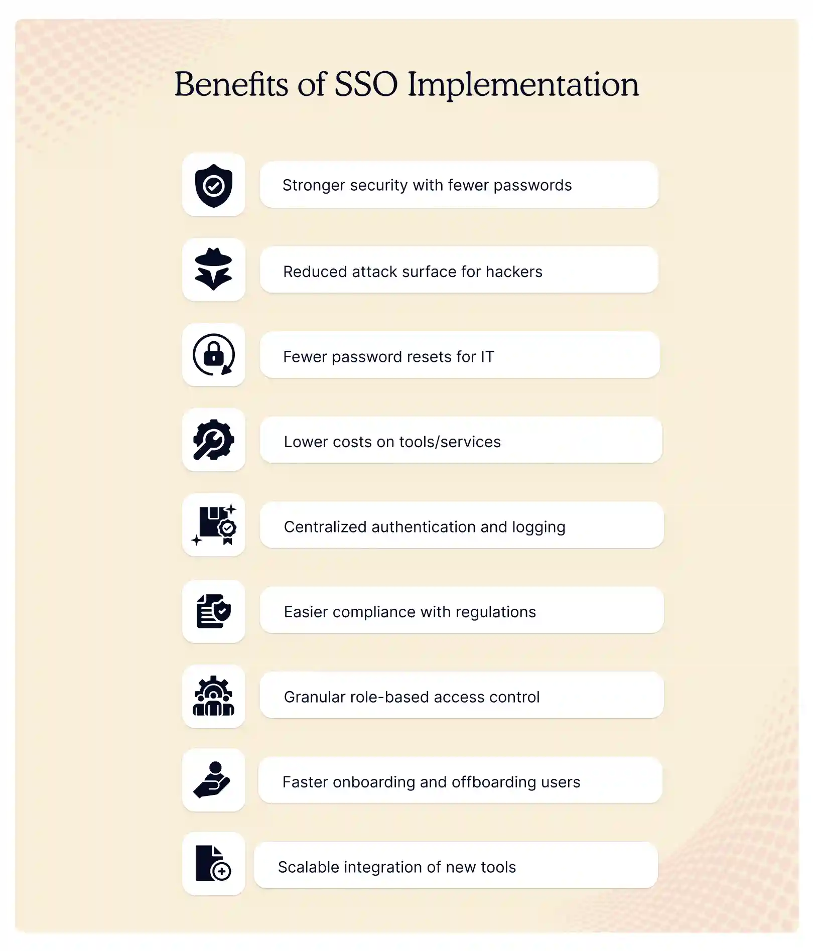 benefits of sso implementation