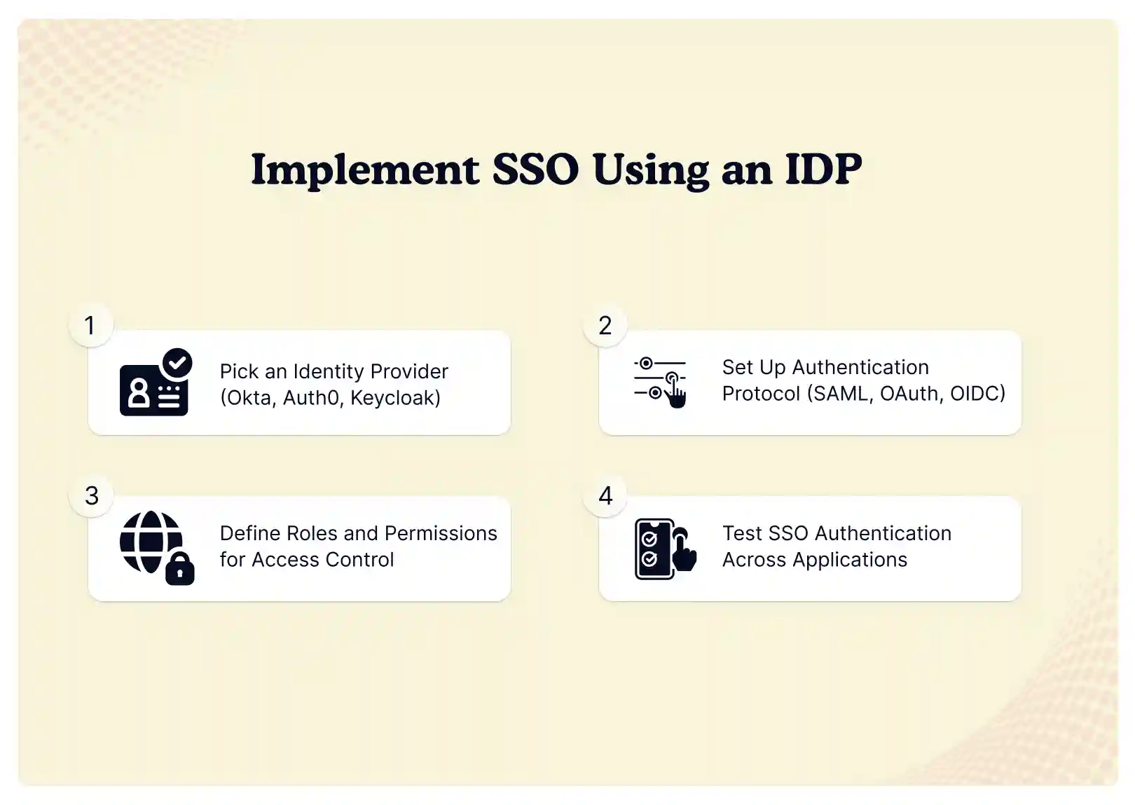 implement sso using an idp