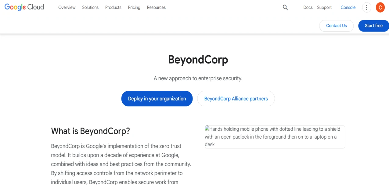beyondcorp-zero-trust-security-solution