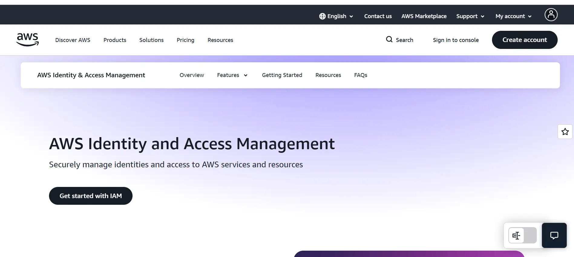 aws-iam-solution-landing-page
