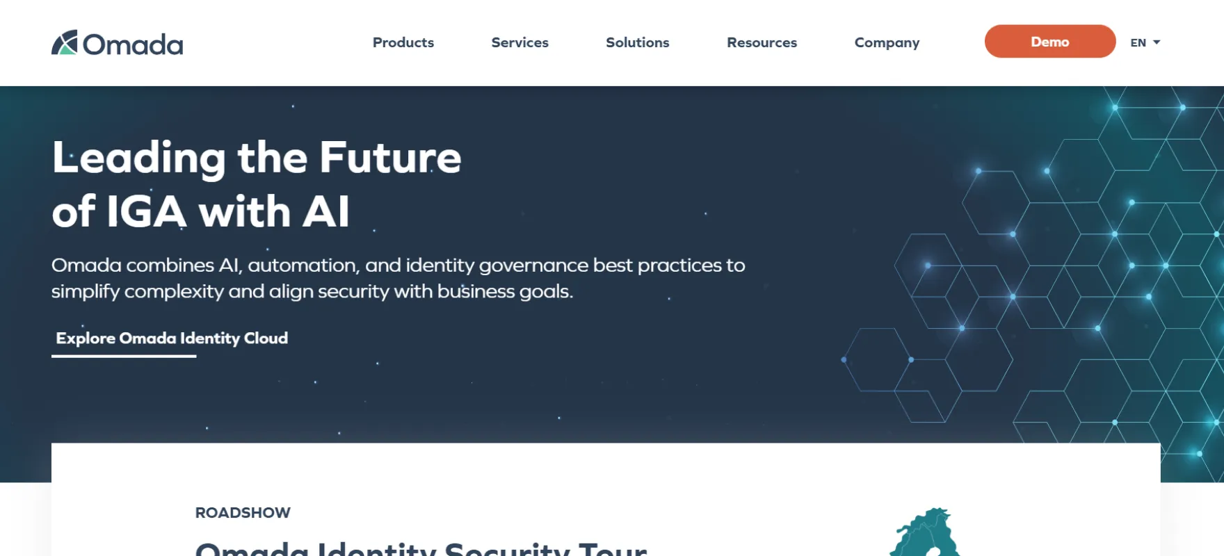 omada-sailpoint-competitor landing page