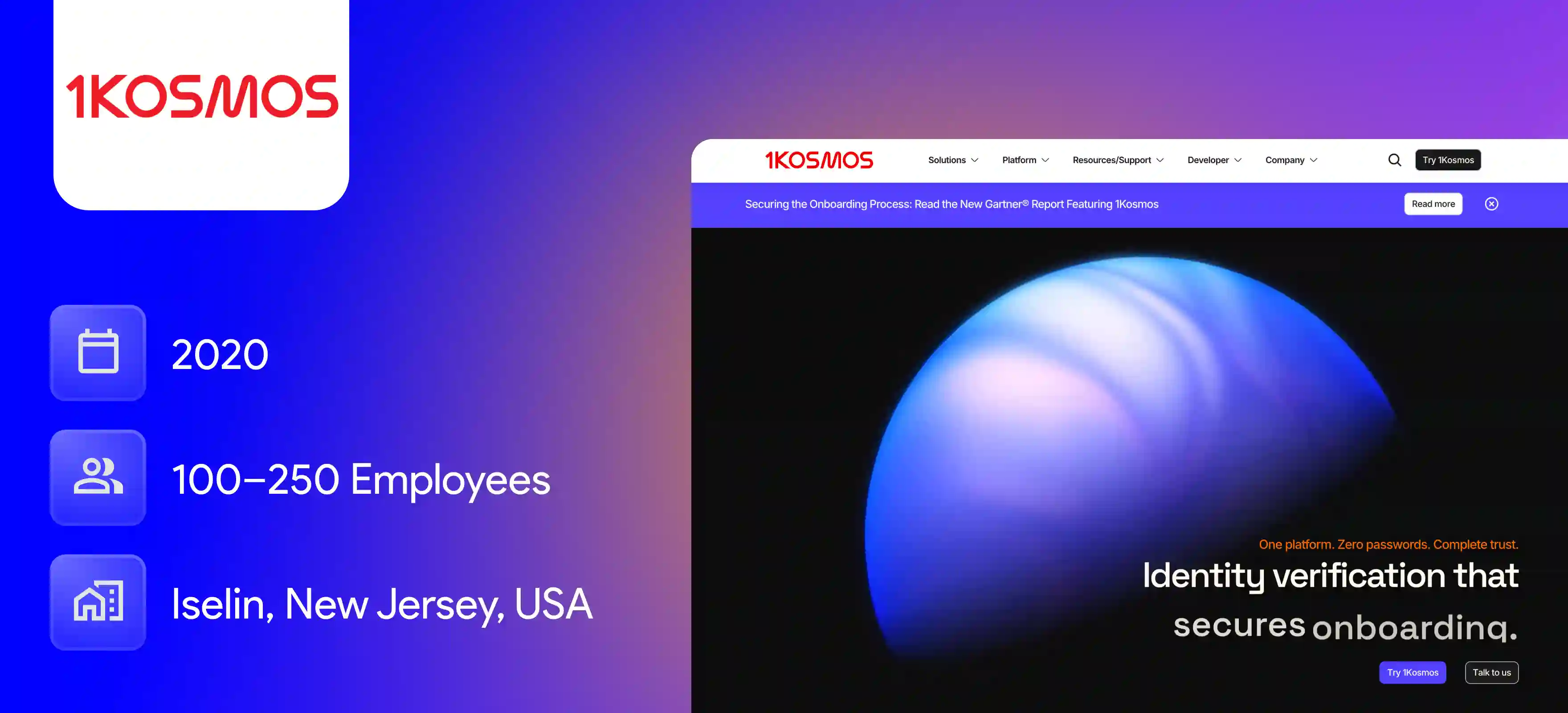 Identity Verification 1Kosmos