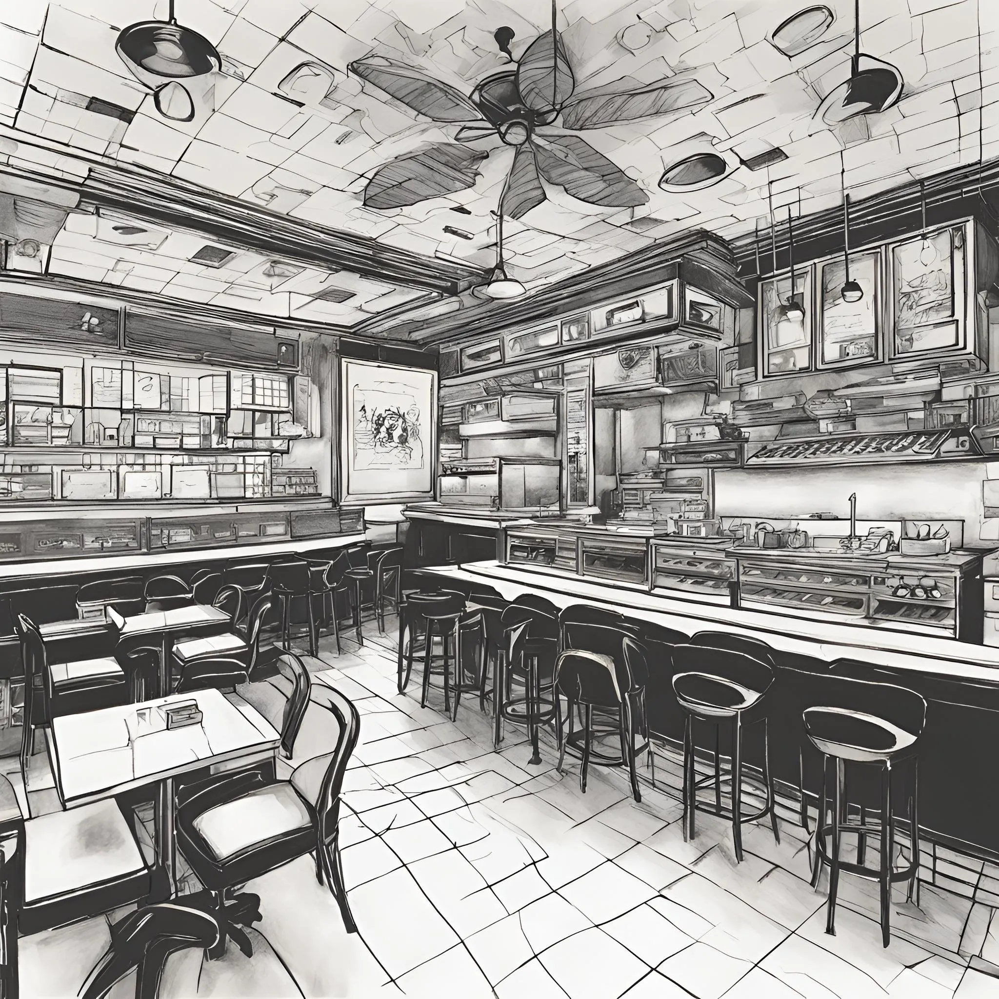 Sketch of a bar