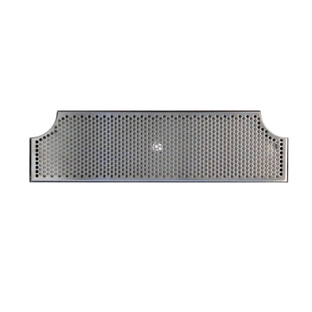 Tubular H Drip Tray with Corner Cut Out