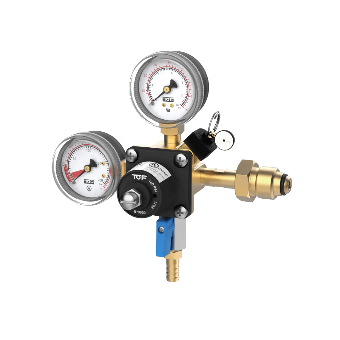 TOF Nitrogen Regulator - 0 to 160PSI