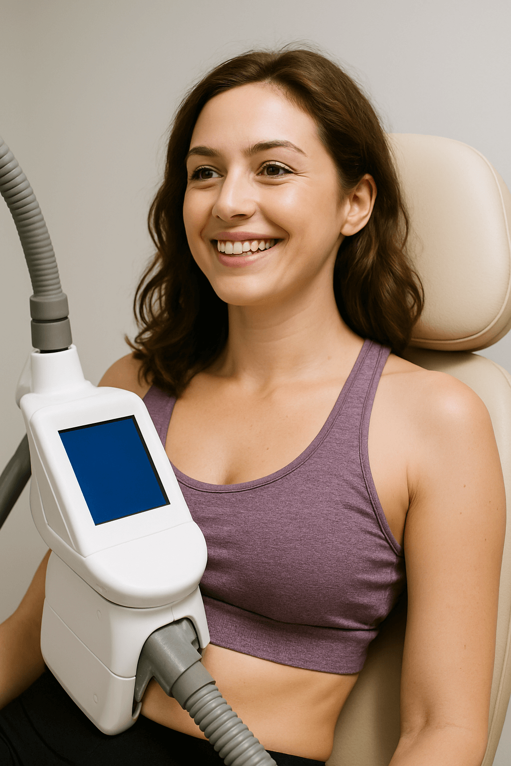 CoolSculpting in Decatur treatment targeting bra bulges