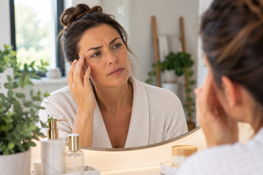 Dermatology provider discussing wrinkle treatment options with a patient at a Decatur, Georgia clinic