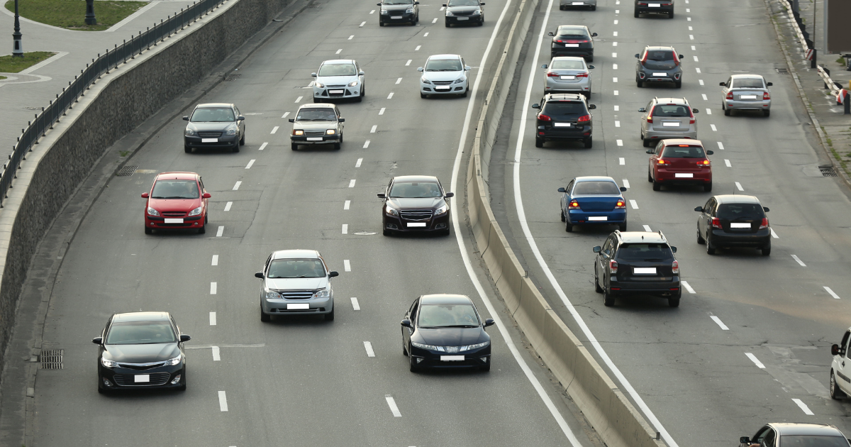 Image of cars on highway