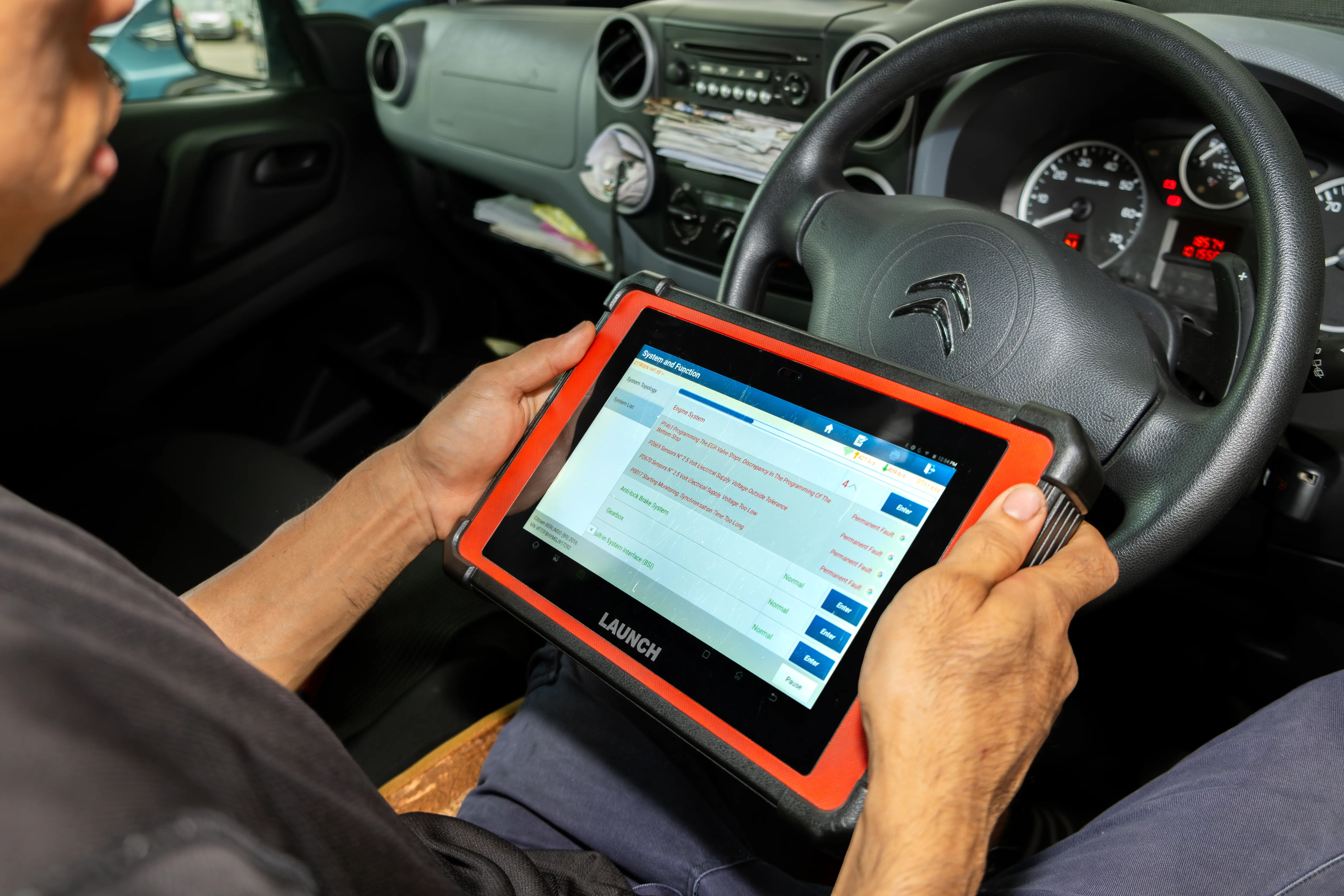 Image of Car Diagnostics done at BCC Automotive