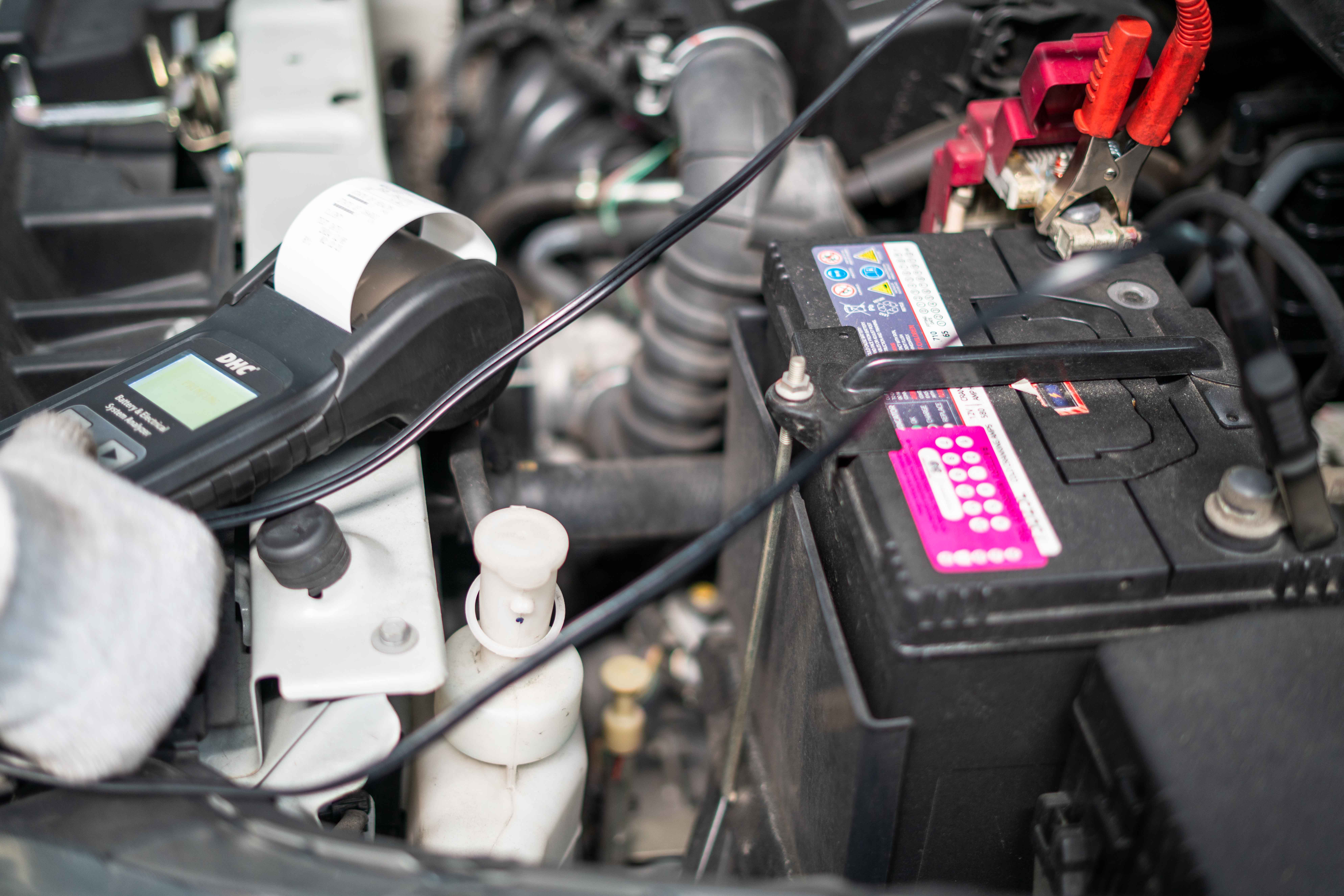 Image of Car Battery Testing at BCC Automotive
