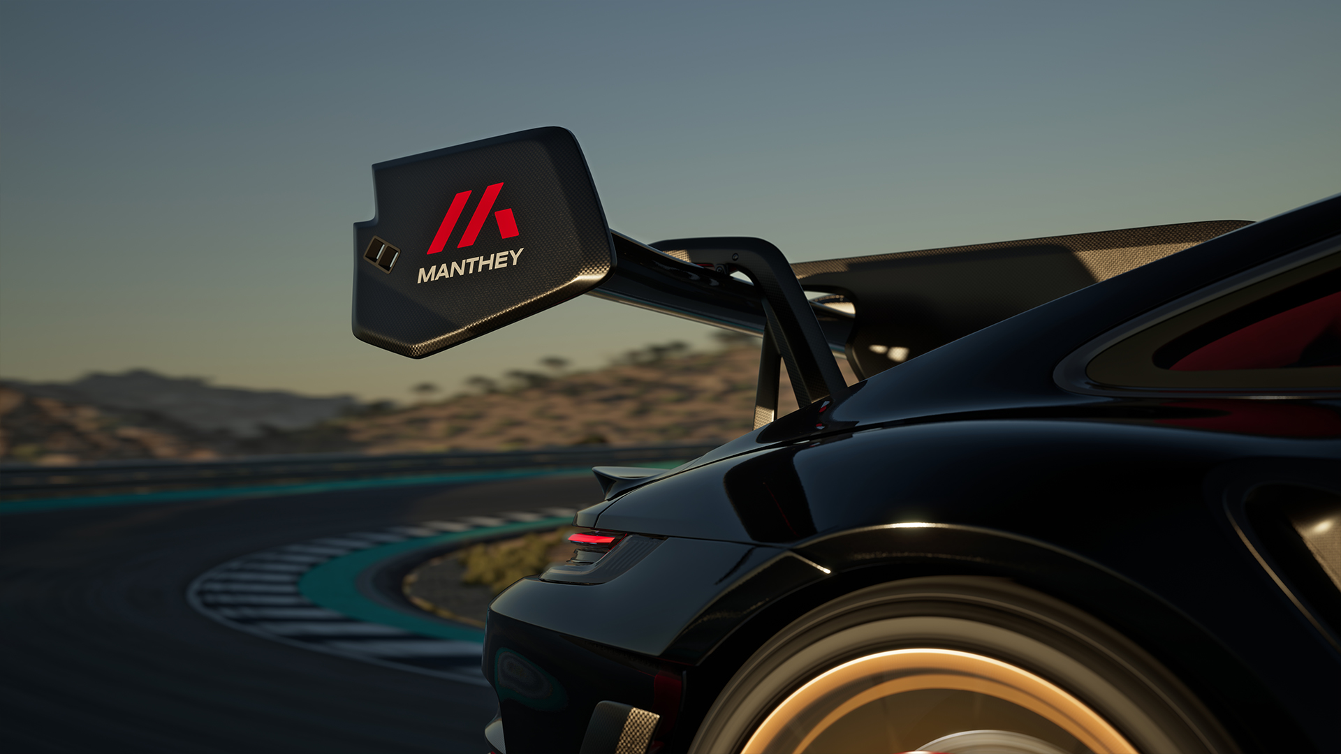 Porsche GT3 RS Manthey driving