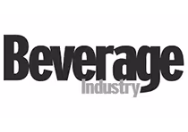 Logo with the word Beverage in large black font and Industry in smaller gray font underneath.