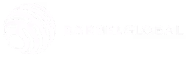 Barrel Global company logo with abstract globe design.