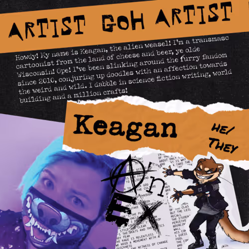 Our Artist Guest of Honor is Keagan