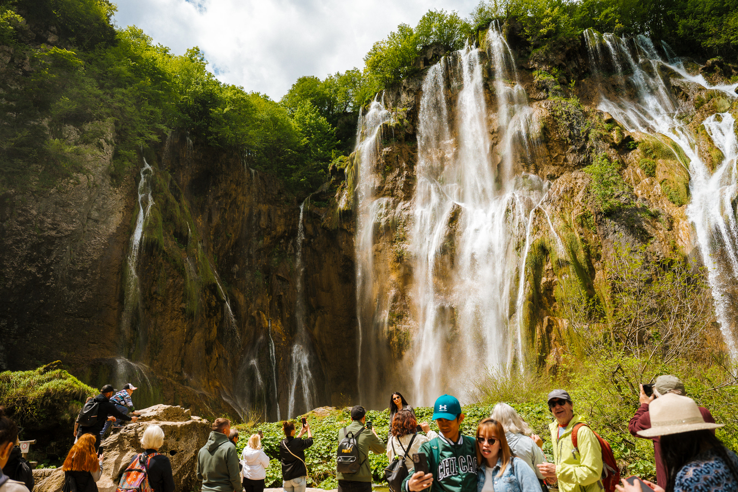 Plitvice Lakes waterfalls