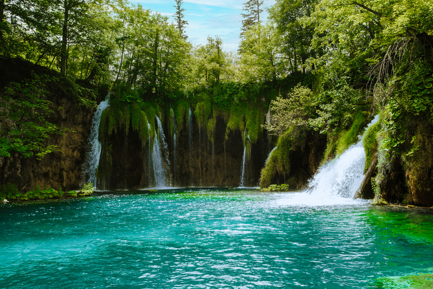 Plitvice Lakes Waterfalls