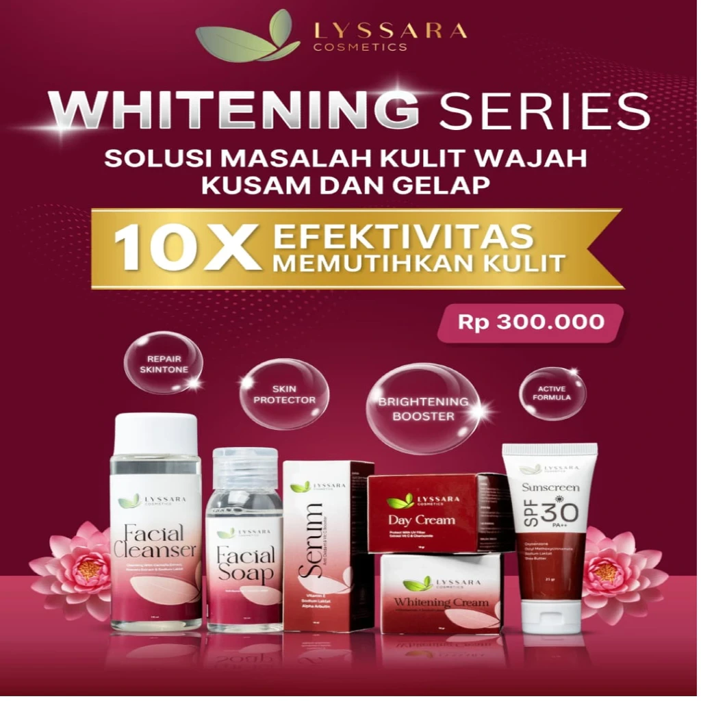 whitening series by lyssara cosmetics