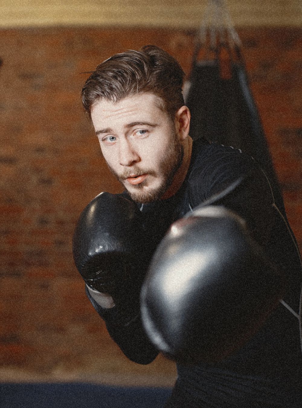 a man doing boxing