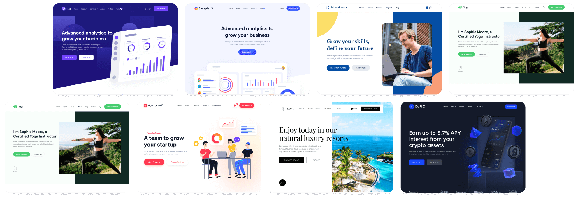 Agencia X - Brix Banner Marketing Agency Webflow Template