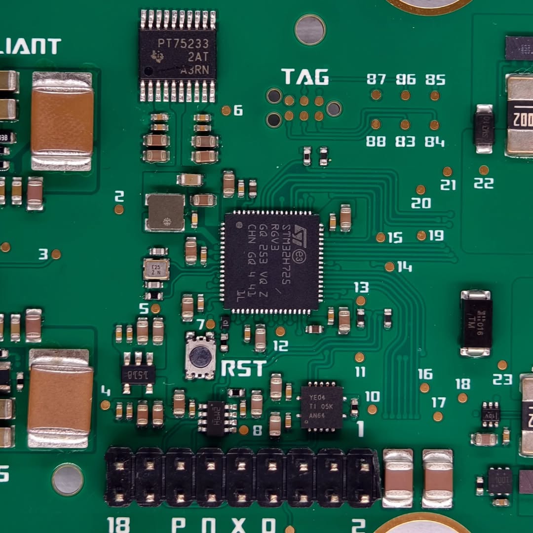 Custom PCB with STM32H7