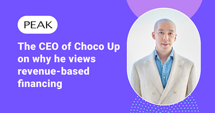 The CEO of Choco Up on why he views revenue-based financing as a new but potential marker of a business’s robustness