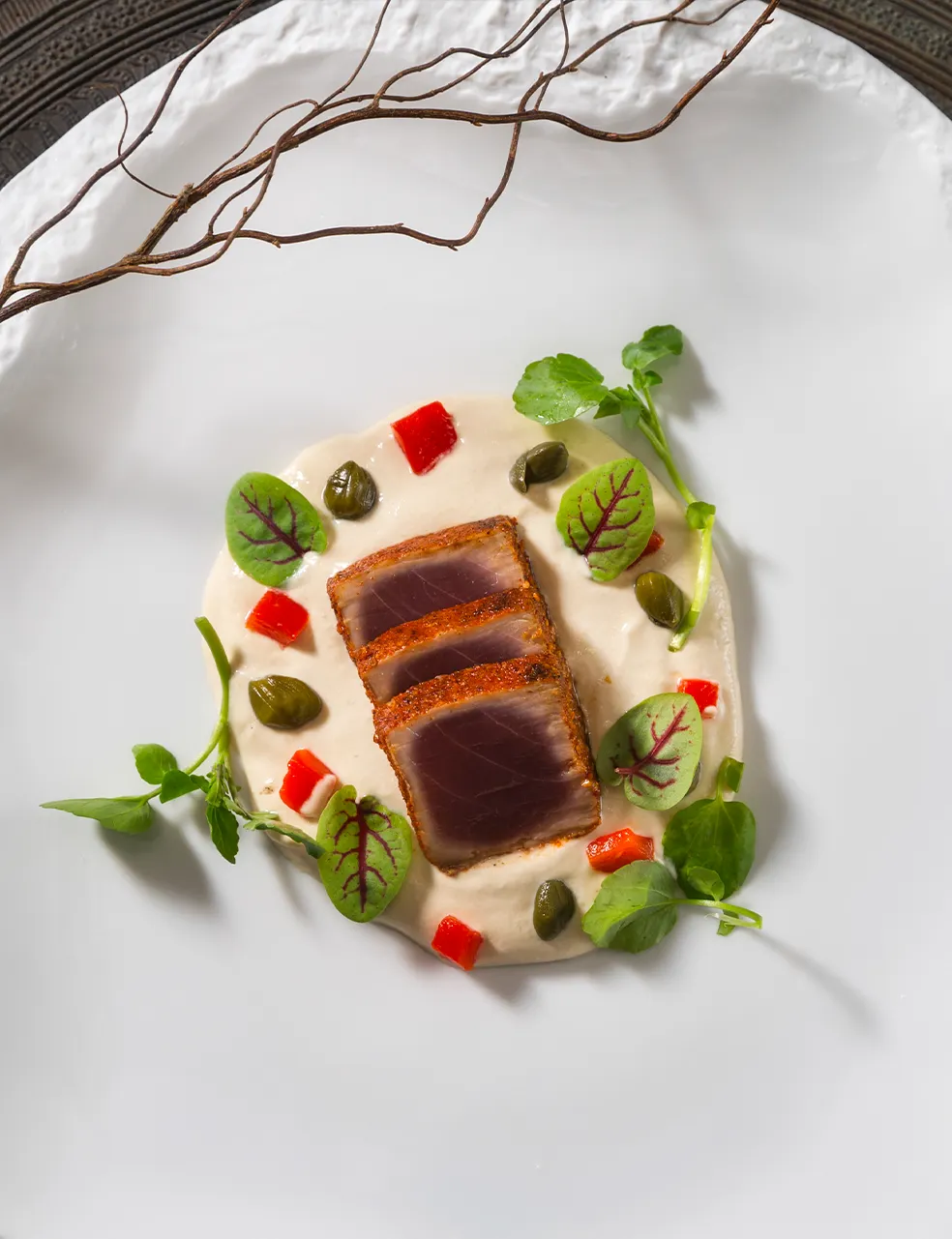 Signature steak dish served at exclusive Bali gala dinner