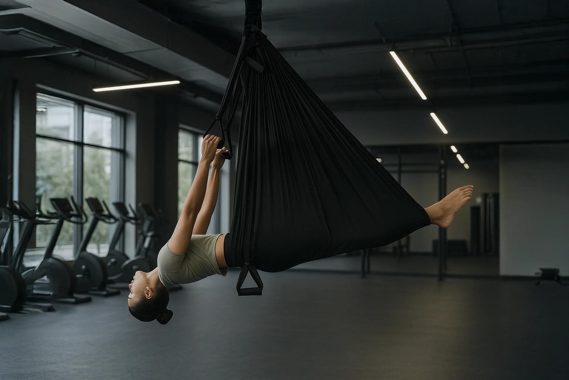 Aerial Yoga Resort Activity in Nusa Dua Bali