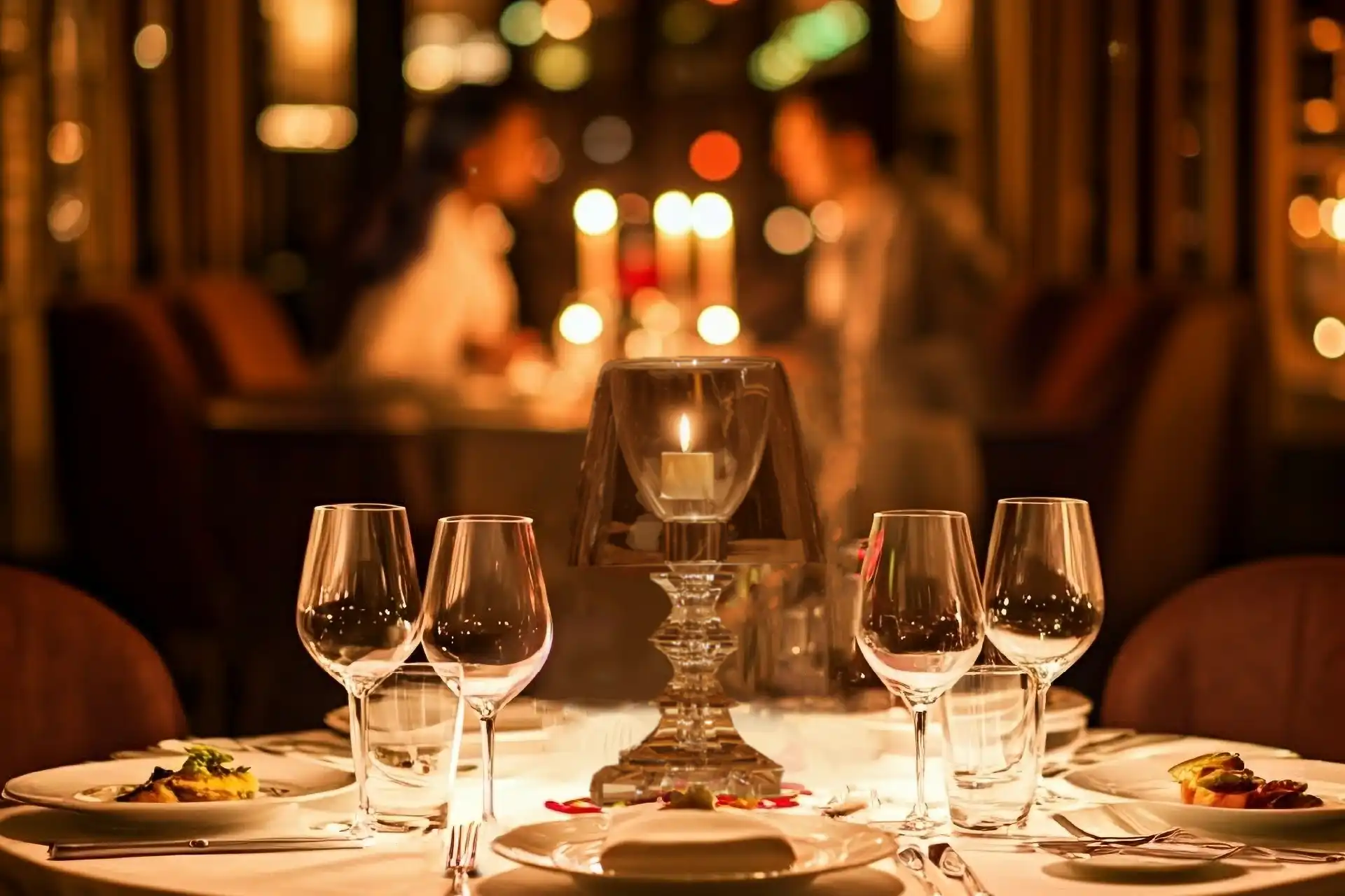 Romantic Valentine's Day dinner setup with curated menus and buffet at The Cafe, Orient8, Edogin, Table8, and il Mare