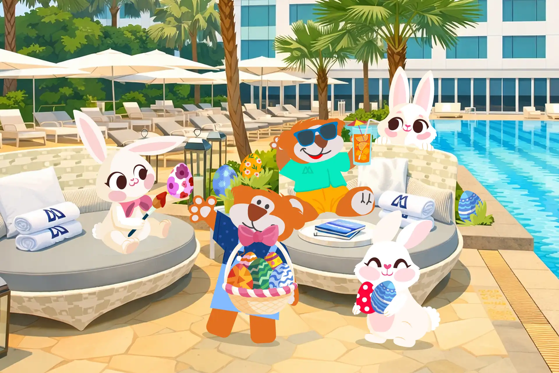 Enjoy vibrant kids entertainment, and make this Easter brunch an unforgettable tradition for your family with Mumu