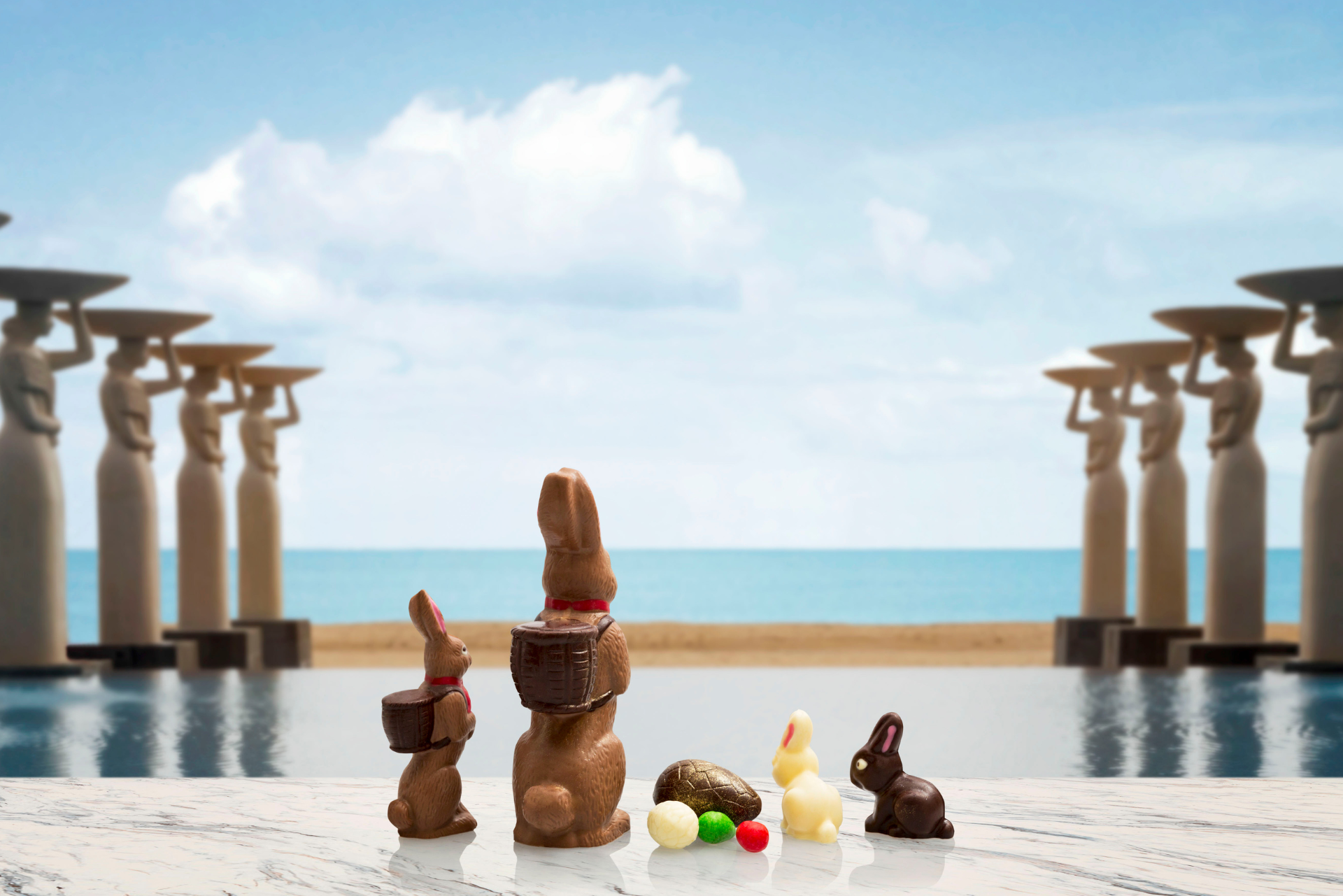 Easter brunch at Mulia Bali in Nusa Dua with oceanfront dining and family activities