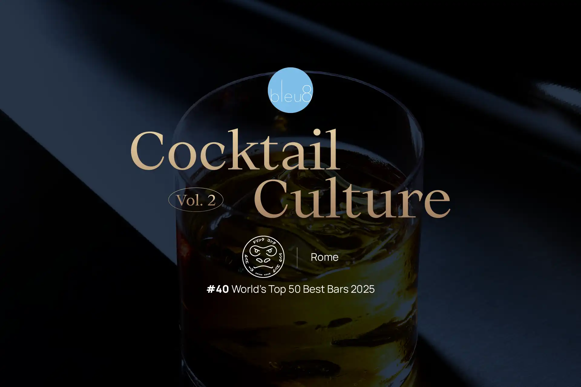 Patrick Pistolesi from Drink Kong preparing cocktails during bleu8 Cocktail Culture Vol. 2