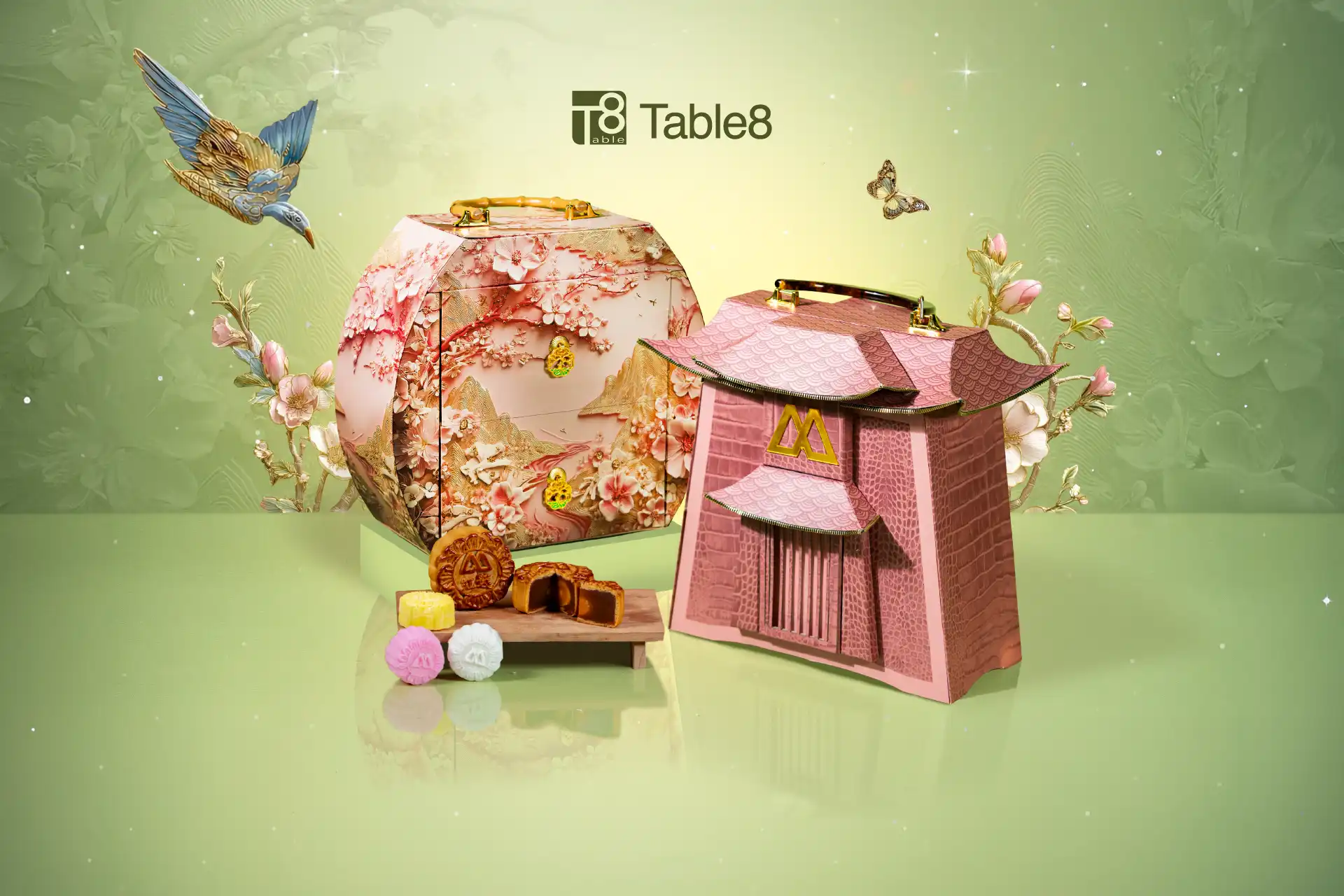 Beautifully crafted mooncakes for the Mid-Autumn Festival. Available from 25 July to 25 September 2026 or while stocks last.