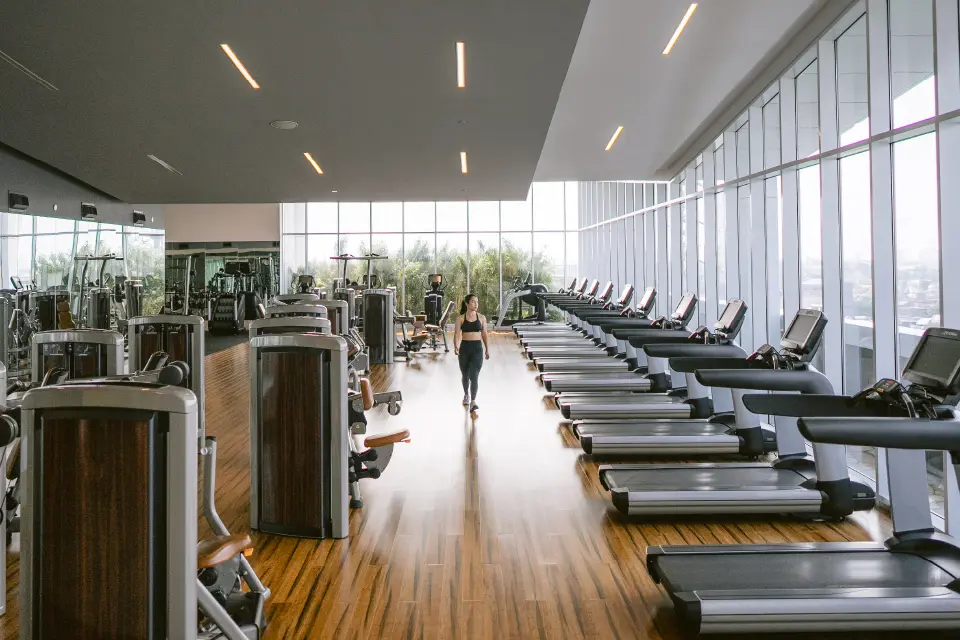 Mulia Health Club at Hotel Mulia Senayan featuring a spacious gym and wellness facilities available with the Health Club Day Pass.