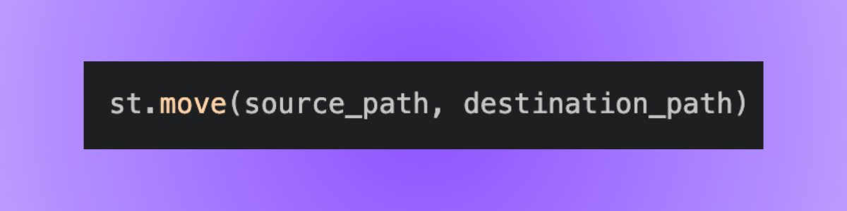 Using shutil library to move file to new directory