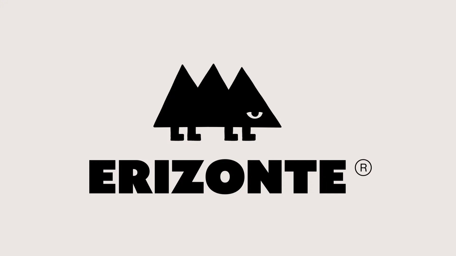 Logotipo de Erizonte en blanco y negro