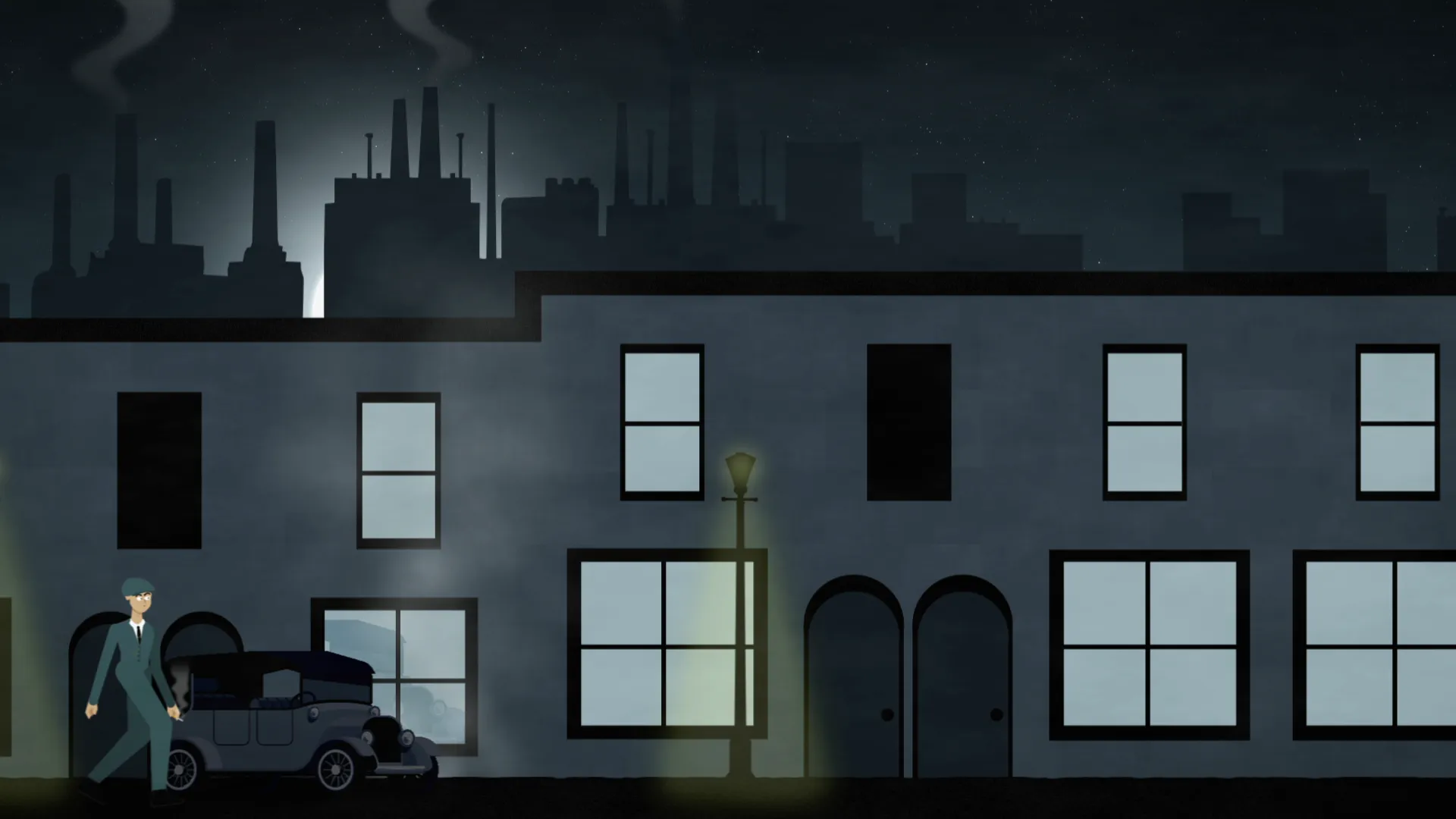 Escenario de Peaky Blinders en 2D