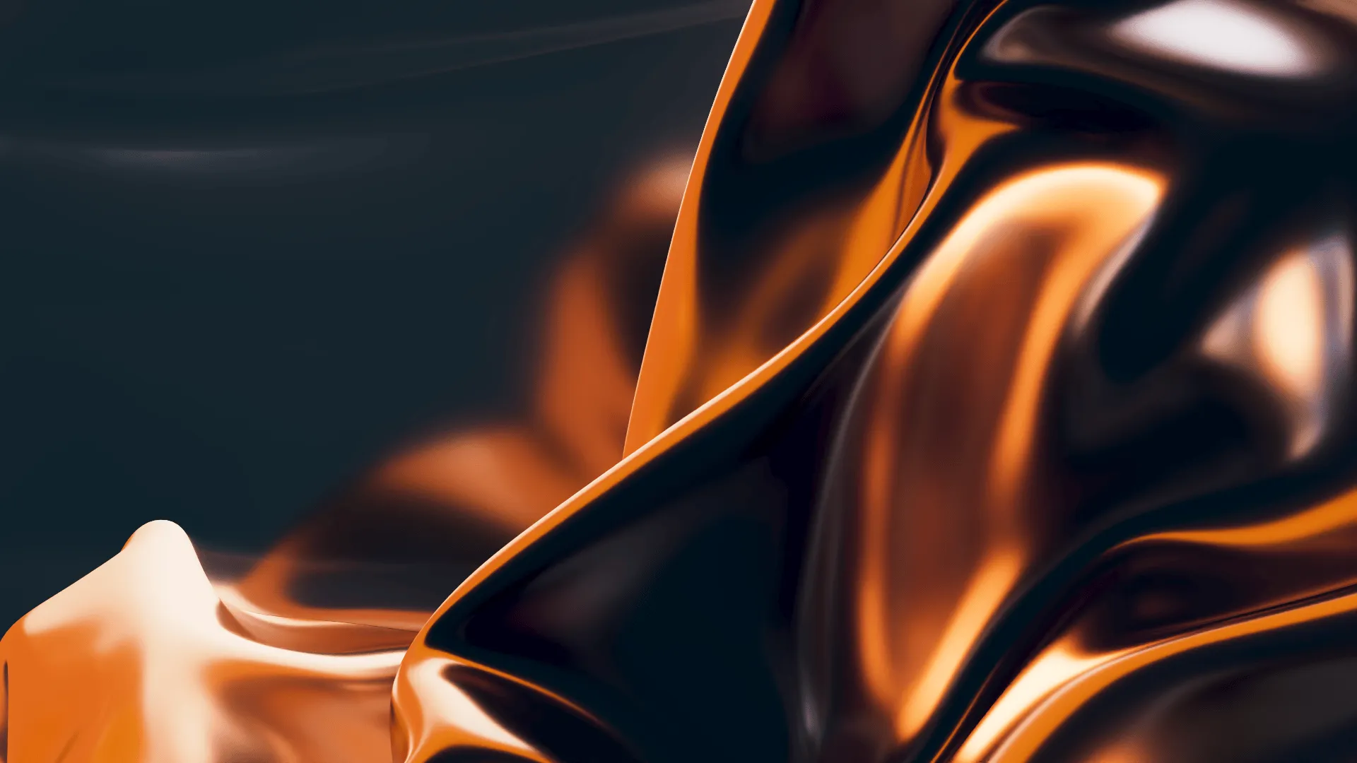 Composición abstracta en 3D con variación en colores oscuros