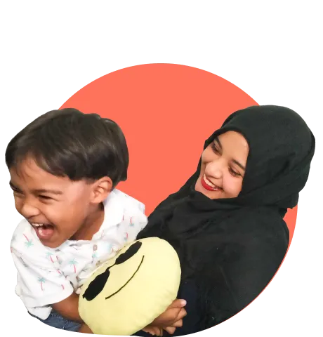Aneeqah Rahman-Chippendale creative picture with a child