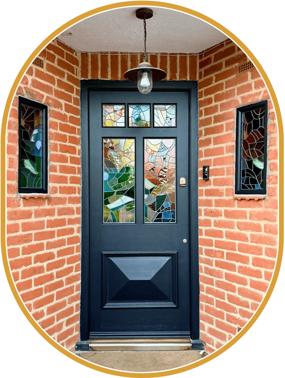 Traditional Edwardian front door