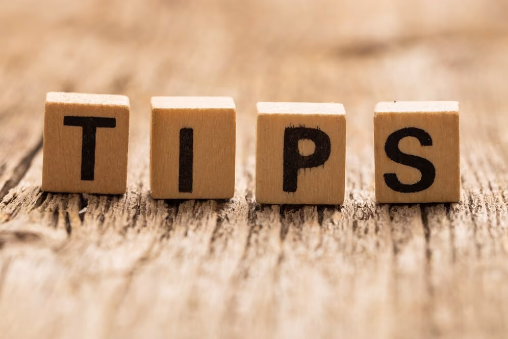 Tip sign representing advice, guidance, and helpful information