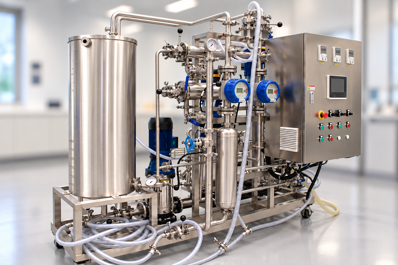 Downstream processing equipment