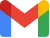 Gmail logo with overlapping colorful shapes in red, yellow, green, and blue forming an envelope.