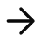 Rightward pointing arrow icon.