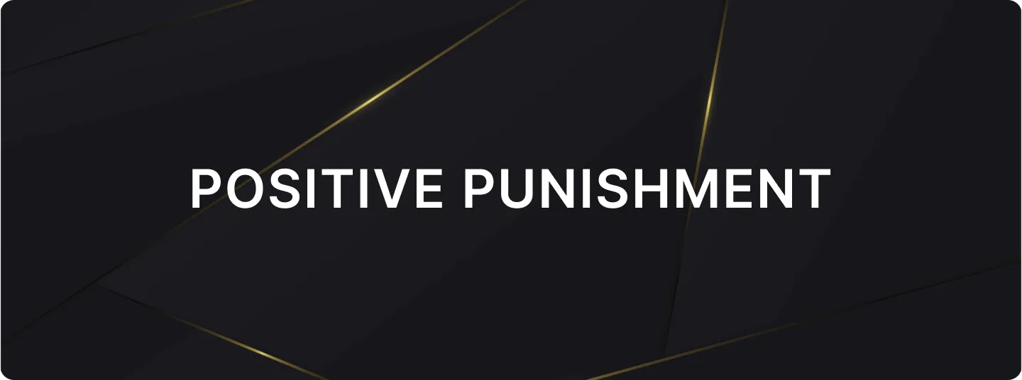 positive punishment in aba therapy