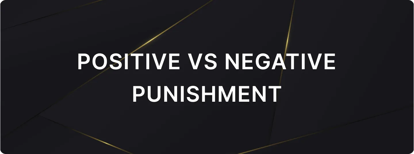 positive vs negative punishment