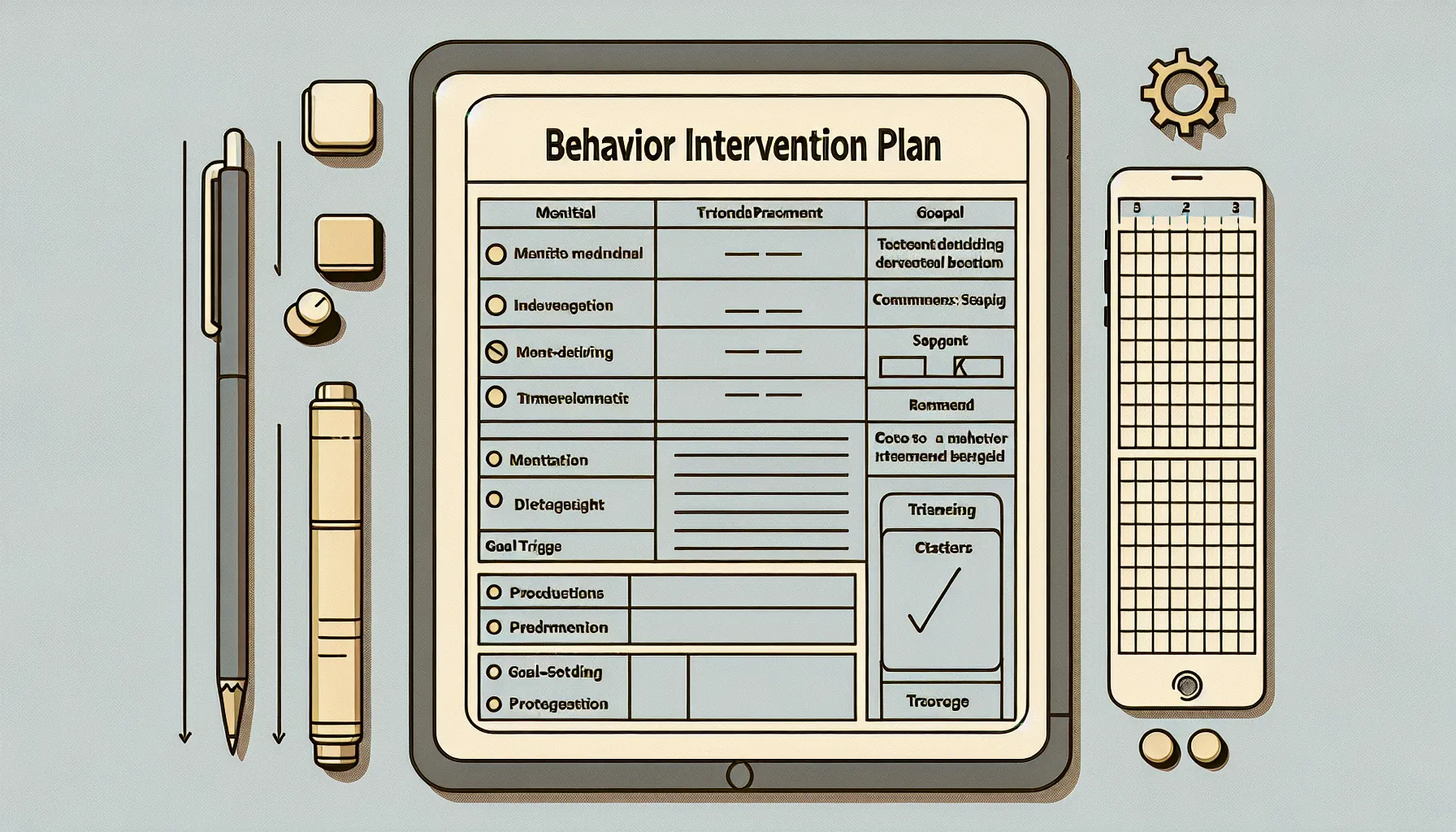 Behavior Intervention Plan Template For Autism Support