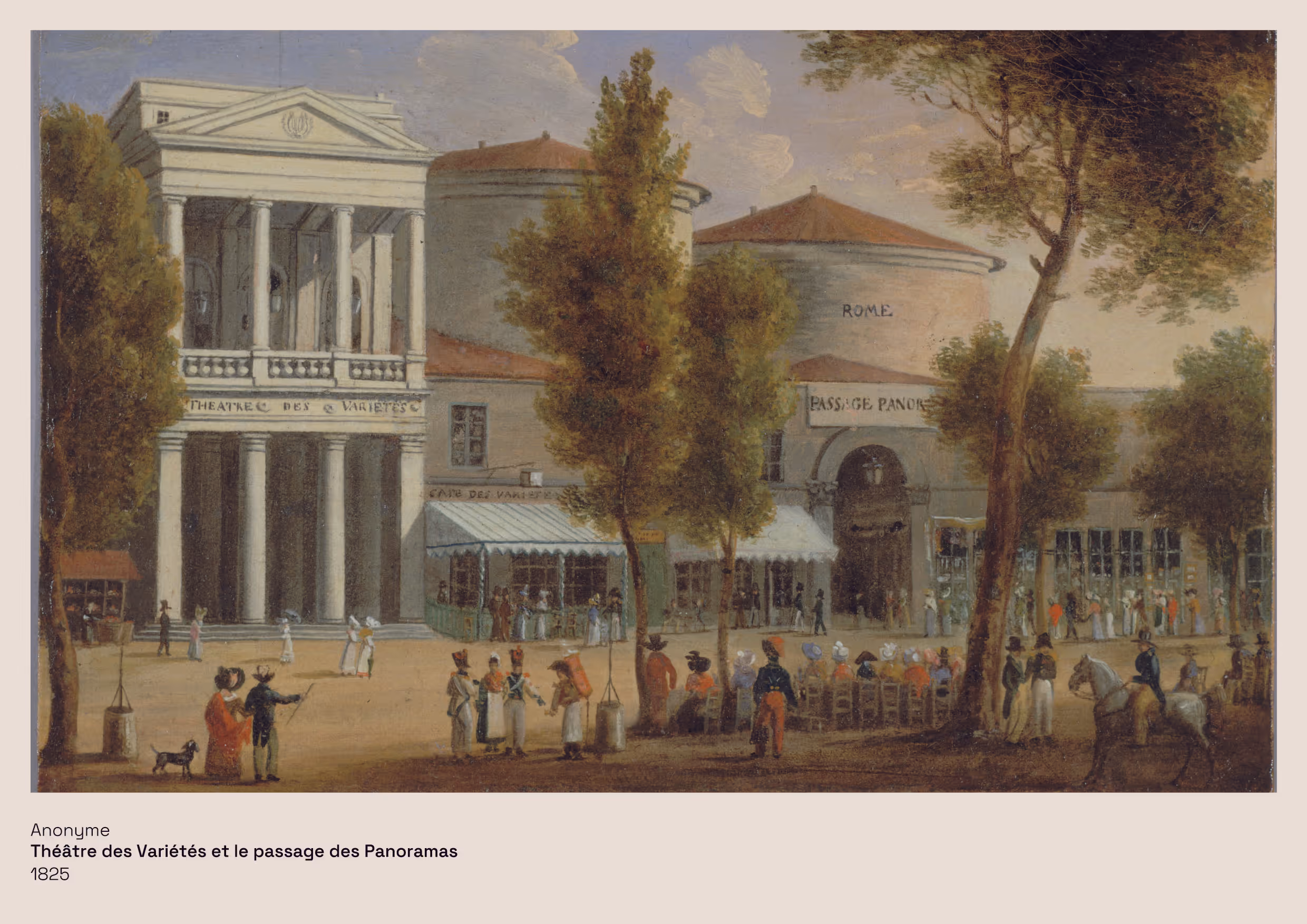 Théâtre des variétés et le passage des Panoramas