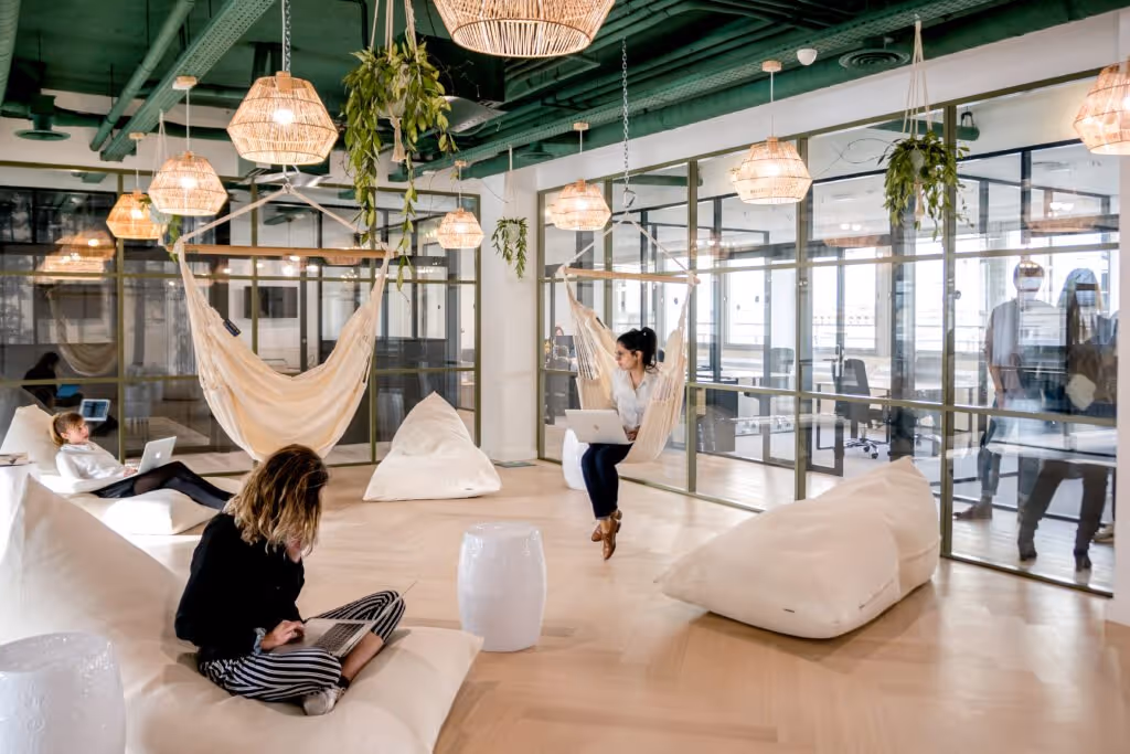 Espace partagé, chez Morning Monceau