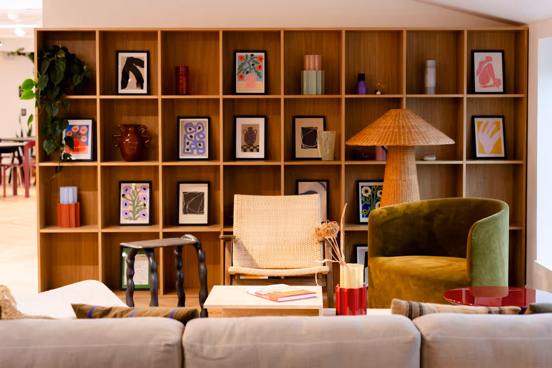 espace commun décoré